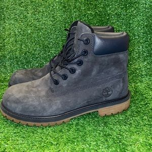Navy Blue Suede Timberland Boots